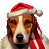 American Foxhound Christmas