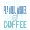 Café de l’écrivain Playbill disant