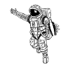 Astronaut Barkeeper Bartender Shirt