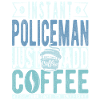 Café de policier disant