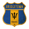 Bridgetown Barbade Drapeaux à armoiries