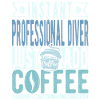 Café de plongeur professionnel