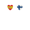 Espanjan ja Suomen lippu Liput