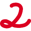 2 Number two number red