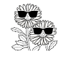 Goose Flower Daisy Sunglasses