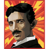 Nicola Tesla Popart