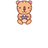 Tiger plays video games