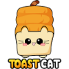 Toast Cat Kitty Bread Cat Bread moodrush