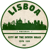 Lisboa Silhouette City Logo