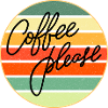 Coffee Please Retro Sunset