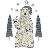 Christmas Polar Bear