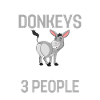 Farm Animal Farmer Gift Funny Donkey