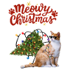 Funny Christmas Cat