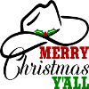 Joyeux cowboy de Noël