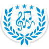 Music clef Laurel wreath