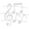 Symbole Linien Musik Noten