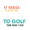 Golf Gag Fun Palline da golf vintage Pun Jok Control