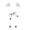 Katze fällt Kratzer Kätzchen
