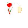 Apfelpflücker Obstliebhaber Apfelesser Biertrinker