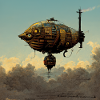 Steampunk Luftschiff