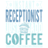 Café de réceptionniste disant