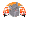Chinchilla Heartbeat Rétro