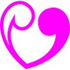 Heart comma