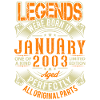 2003 Janvier Birthday Legend