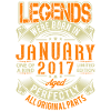 2017 January Birthday Legend