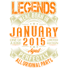 2015 January Birthday Legend