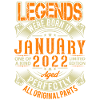2022 January Birthday Legend