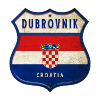 Dubrovnik Croatie Drapeaux Design d'armoiries