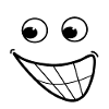 Cartoon smile