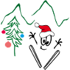 Ski jumpers, Merry Christmas