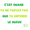 65 - Se taire et écouter