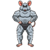 Rat Fitness Gym Motivation