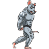 Rat Fitness Gym Motivation
