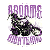 Brooms are for amateurs, Halloween witch motorcycle
