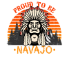 Fier d’être amérindien Navajo