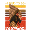 Fier d’être amérindien Potowatomi