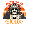 Fier d’être un Amérindien Sioux