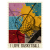 Basketball Basketball Player Basket Sport Stamp