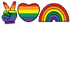 Rainbow Heart Equality Lgbt Homo