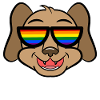 Cool hund Lgbt Rainbow Lesbiske Bøsser