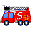 Fire engine 5th birthday children