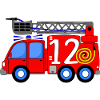 Fire engine 12th birthday children