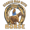 SEARCH MAN WITH HORSE