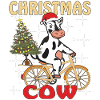 VACHE VÉLO VACHE DE NOËL