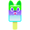 Popsicles Cat Cat Face Cadeau