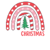 Christmas Rainbow Merry Christmas